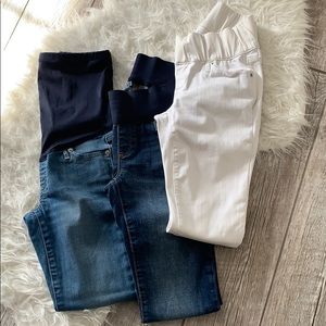 BUNDLE Gap Maternity skinny jeans sizes 0